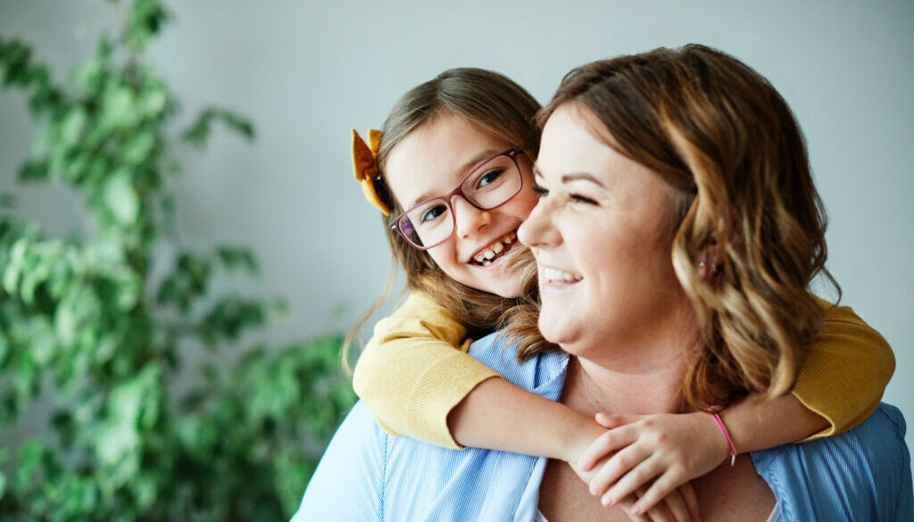 child daughter mother family happy playing kid childhood